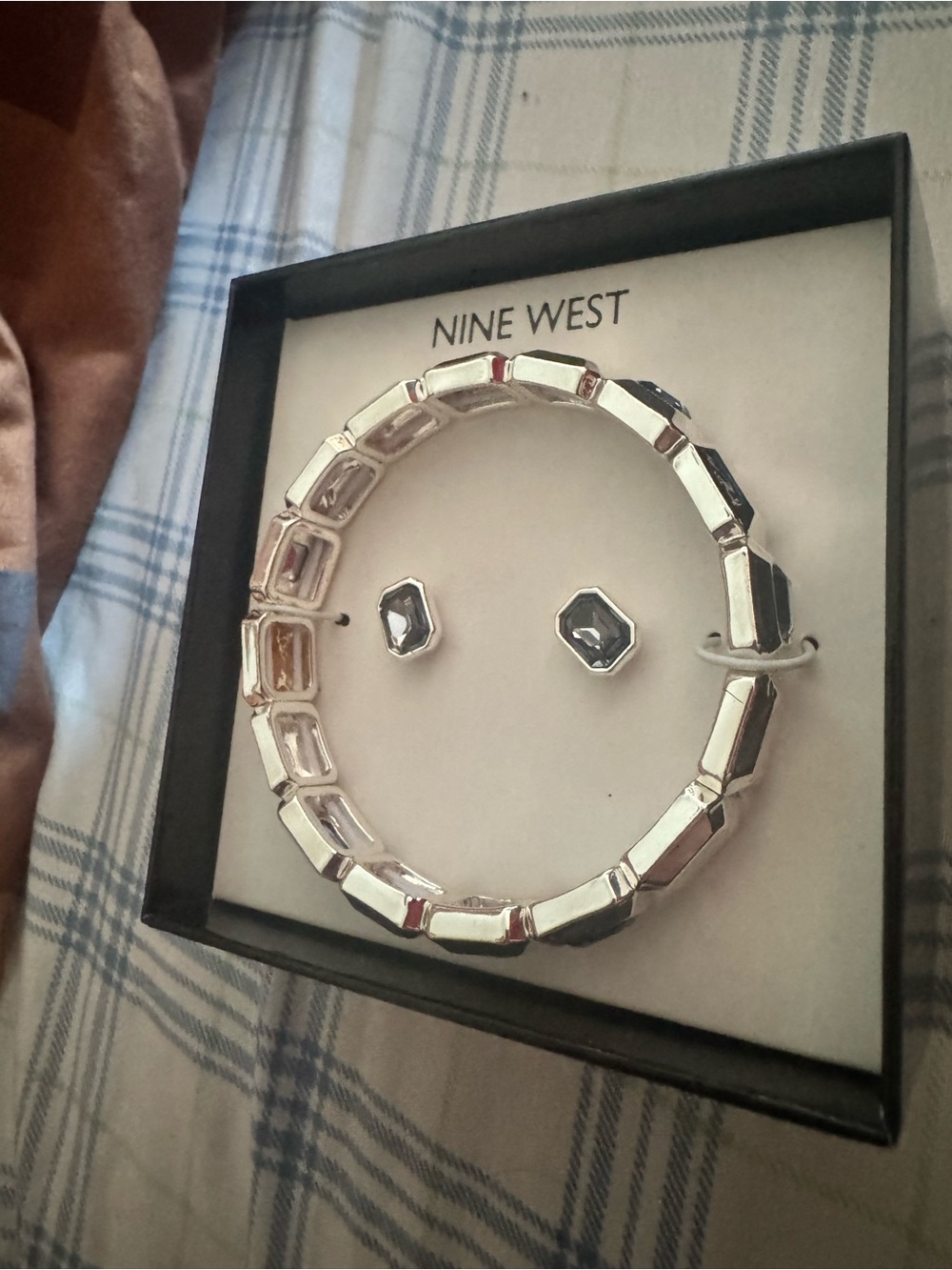 Nine West White Jewelry Gift Box